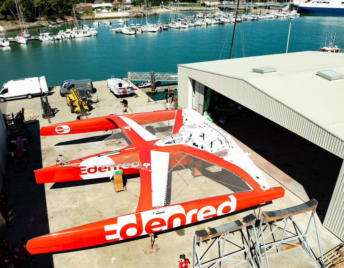 Launch of the new "Edenred 5" Ocean Fifty 