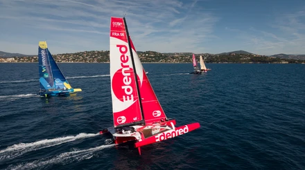 Bateau à voile Edenred au Grand Prix de Sainte-Maxime